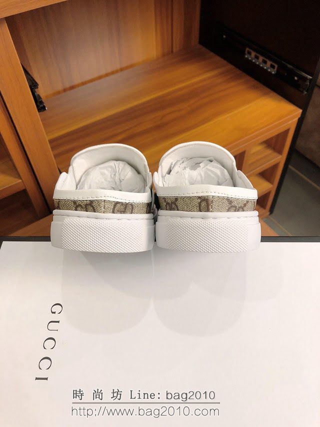 GUCCI男鞋 2019夏季新款 古馳半拖男鞋 原單品質 Gucci牛皮休閒男鞋  hdnx1158